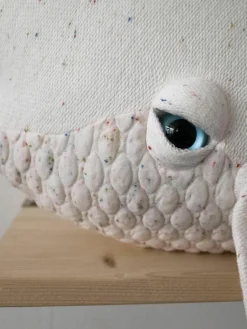 Handgemaakte knuffelkussen Beluga, in verschillende formaten^BigStuffed Best