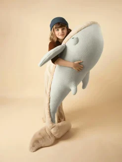 Handgemaakte knuffelkussen Whale^BigStuffed Online