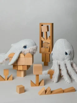 Handgemaakte knuffelkussen Whale^BigStuffed Discount
