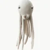 Handgemaakte knuffelkussen Octopus, H 85 cm^BigStuffed Hot