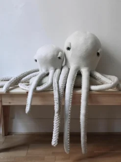 Handgemaakte knuffelkussen Octopus, H 85 cm^BigStuffed Hot