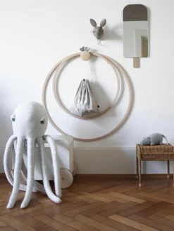 Handgemaakte knuffelkussen Octopus, H 85 cm^BigStuffed Hot