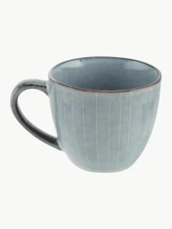 Handgemaakte koffiekopje met schoteltje Nordic Sea^Broste Copenhagen New