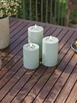 Handgemaakte LED kaars Real Flame, H 10 cm^Westwing Fashion