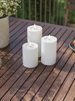 Handgemaakte LED kaarsen Real Flame met afstandsbediening, set van 5^Westwing New