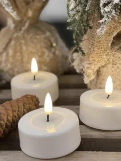 Handgemaakte LED waxinelichten Real Flame, 4 stuks^Westwing Hot