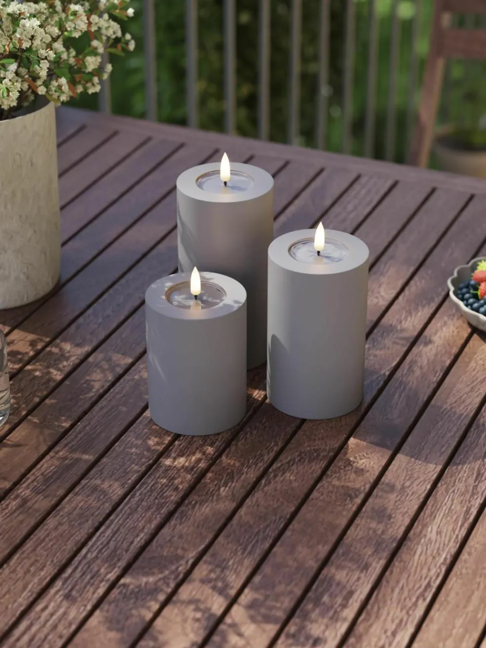 Handgemaakte LED-kaars Real Flame, H 15 cm^Westwing Hot