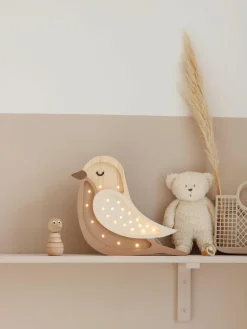 Handgemaakte LED-kinderlamp Bird met timerfunctie en afstandsbediening, dimbaar^Little Lights Discount