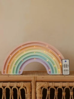 Handgemaakte LED-kinderlamp Rainbow met timerfunctie en afstandsbediening, dimbaar^Little Lights Sale