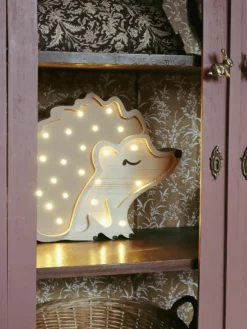 Handgemaakte LED-kinderlamp Hedgehog met timerfunctie en afstandsbediening, dimbaar^Little Lights Clearance