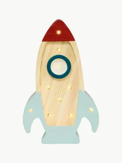Handgemaakte LED-kinderlamp Space Rocket Mini met timerfunctie en afstandsbediening, dimbaar^Little Lights Sale
