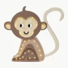 Handgemaakte LED-kinderlamp Monkey met timerfunctie en afstandsbediening, dimbaar^Little Lights Best