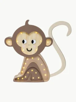 Handgemaakte LED-kinderlamp Monkey met timerfunctie en afstandsbediening, dimbaar^Little Lights Best