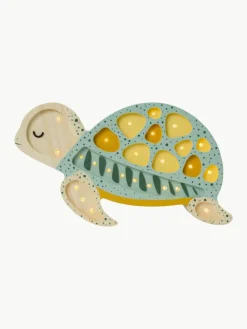 Handgemaakte LED-kinderlamp Turtle met timerfunctie en afstandsbediening, dimbaar^Little Lights New
