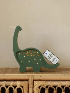 Handgemaakte LED-kinderlamp Diplodocus Mini met timerfunctie en afstandsbediening, dimbaar^Little Lights Discount