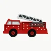 Handgemaakte LED-kinderlamp Fire Truck met timerfunctie en afstandsbediening, dimbaar^Little Lights Sale