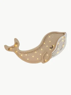 Handgemaakte LED-kinderlamp Whale met timerfunctie en afstandsbediening, dimbaar^Little Lights Clearance