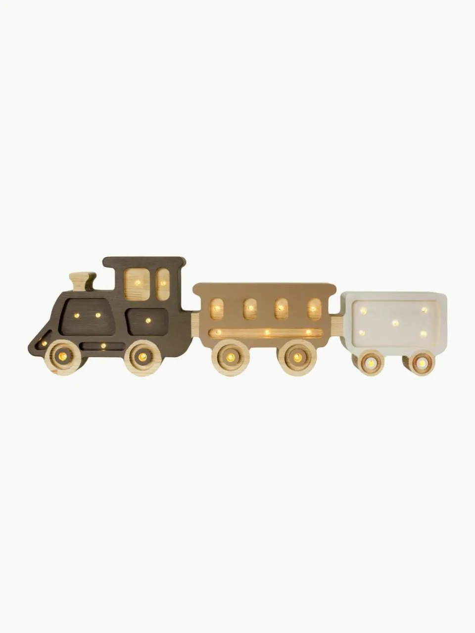 Handgemaakte LED-kinderlamp Train met timerfunctie en afstandsbediening, dimbaar^Little Lights Best