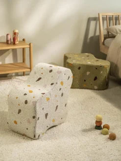 Handgemaakte linderpoef Cloud uit bouclé^Wigiwama Fashion