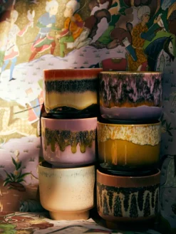 Handgemaakte 2-lonts geurkaars 70's^HKLIVING Sale