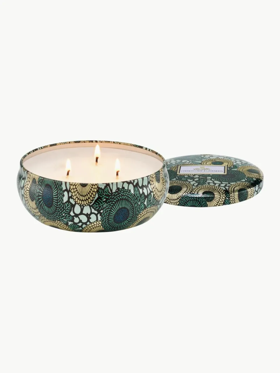 Handgemaakte 3-lonts geurkaars Japonica Collection (cade hout, verbena & lavendel)^Voluspa Online