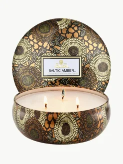 Handgemaakte 3-lonts geurkaars Japonica Collection (amberhars, sandelhout, cederhout & vanilleorchidee)^Voluspa Discount