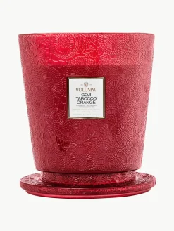 Handgemaakte 5-lonts geurkaars Japonica Collection (goji bes, mango & tarocco sinaasappel)^Voluspa Online