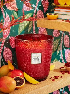 Handgemaakte 5-lonts geurkaars Japonica Collection (goji bes, mango & tarocco sinaasappel)^Voluspa Online