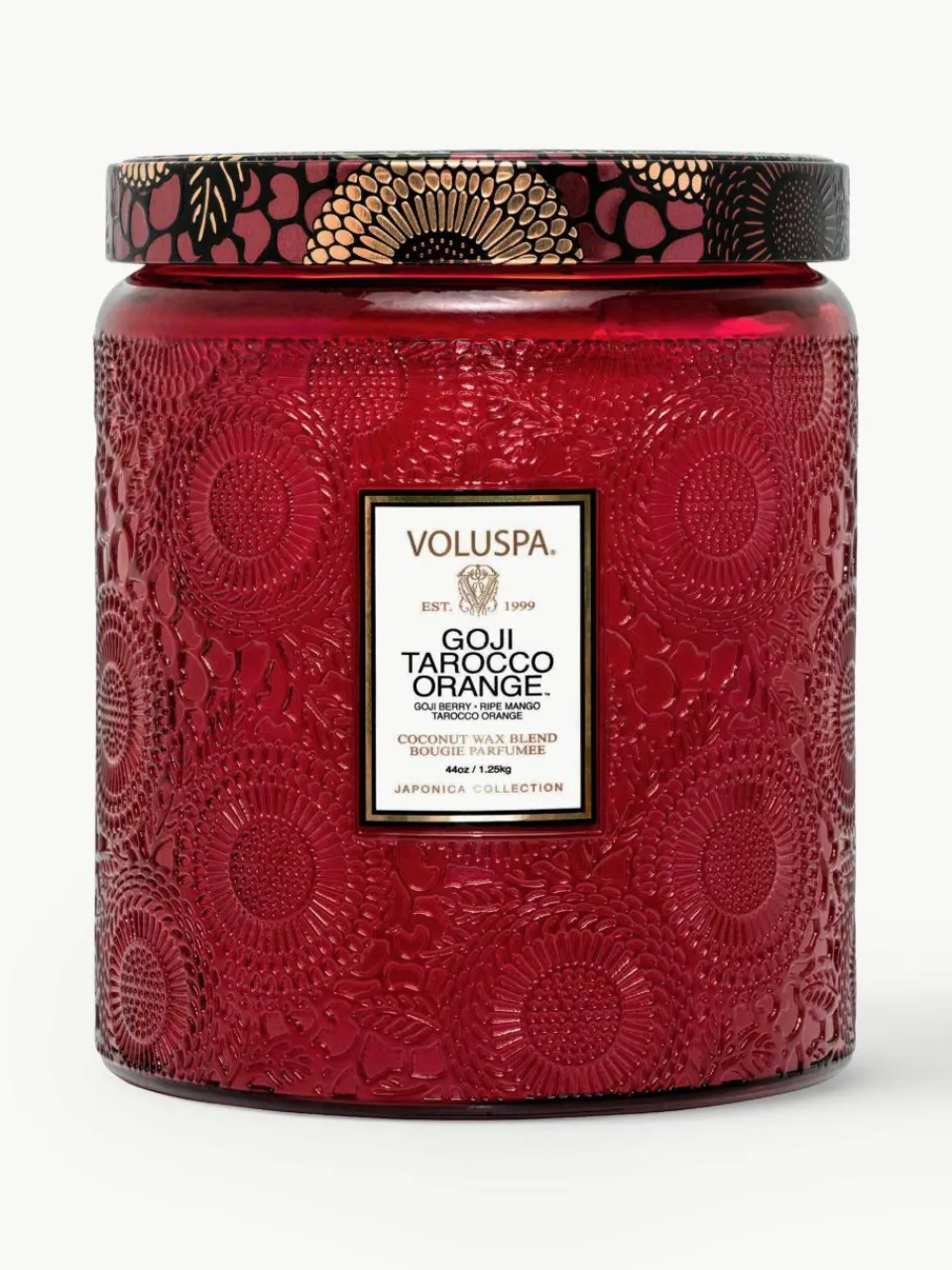 Handgemaakte 2-lonts geurkaars Japonica Collection (goji bes, mango & tarocco sinaasappel)^Voluspa Discount