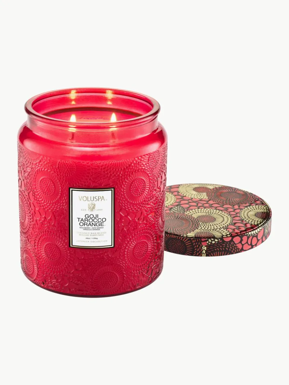 Handgemaakte 2-lonts geurkaars Japonica Collection (goji bes, mango & tarocco sinaasappel)^Voluspa Discount