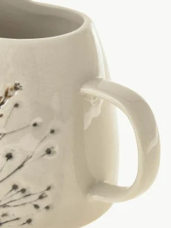 Handgemaakte melkkan Bea met grasmotief^Bloomingville Hot