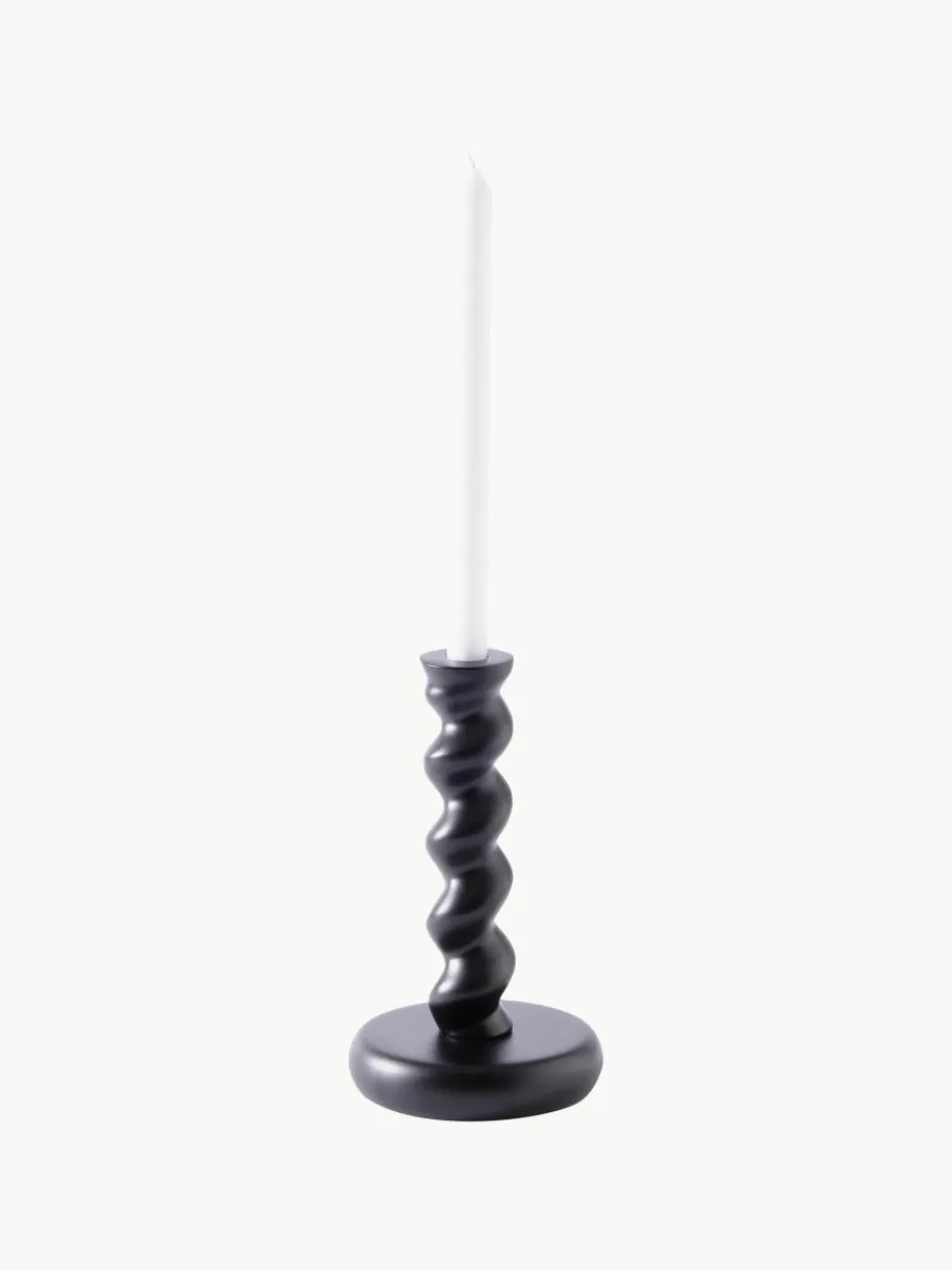 Handgemaakte metalen kandelaar Twister^Pols Potten Fashion