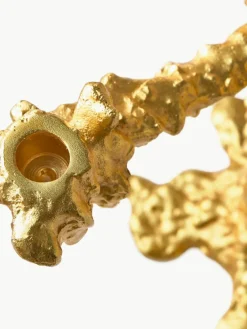 Handgemaakte metalen kandelaar Drip^Pols Potten Sale