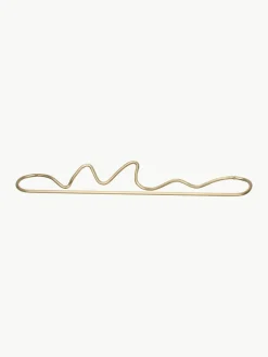Handgemaakte metalen wandhanddoekhouder Curvature^ferm LIVING Fashion