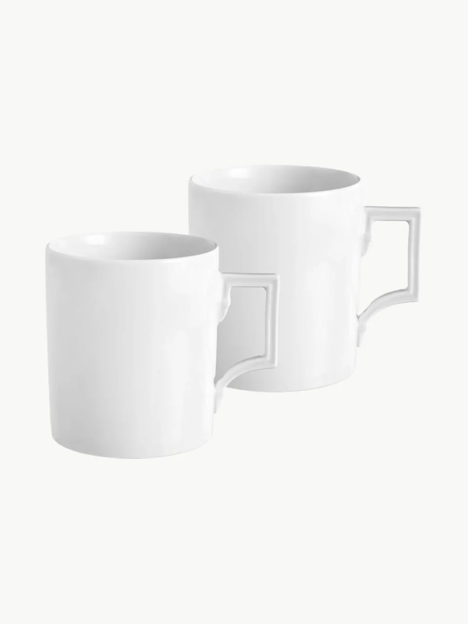 Handgemaakte mokken Berlin van porselein, 2 stuks^Meissen Discount