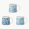 Handgemaakte mokken Molly met bloemmotief, set van 3^Bloomingville Sale
