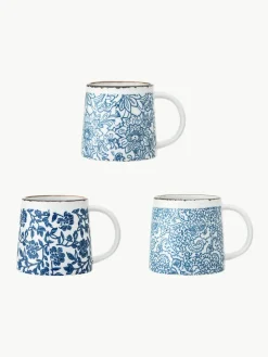 Handgemaakte mokken Molly met bloemmotief, set van 3^Bloomingville Sale