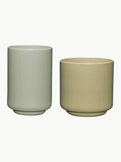 Handgemaakte multifunctionele containers Deux Pots, 2-delig^Hübsch Hot