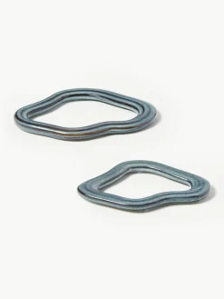 Handgemaakte onderzetters Nordic Sea, 2-delig^Broste Copenhagen Outlet