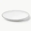 Handgemaakte ontbijtborden Salt van porselein, 4 stuks^Broste Copenhagen Fashion
