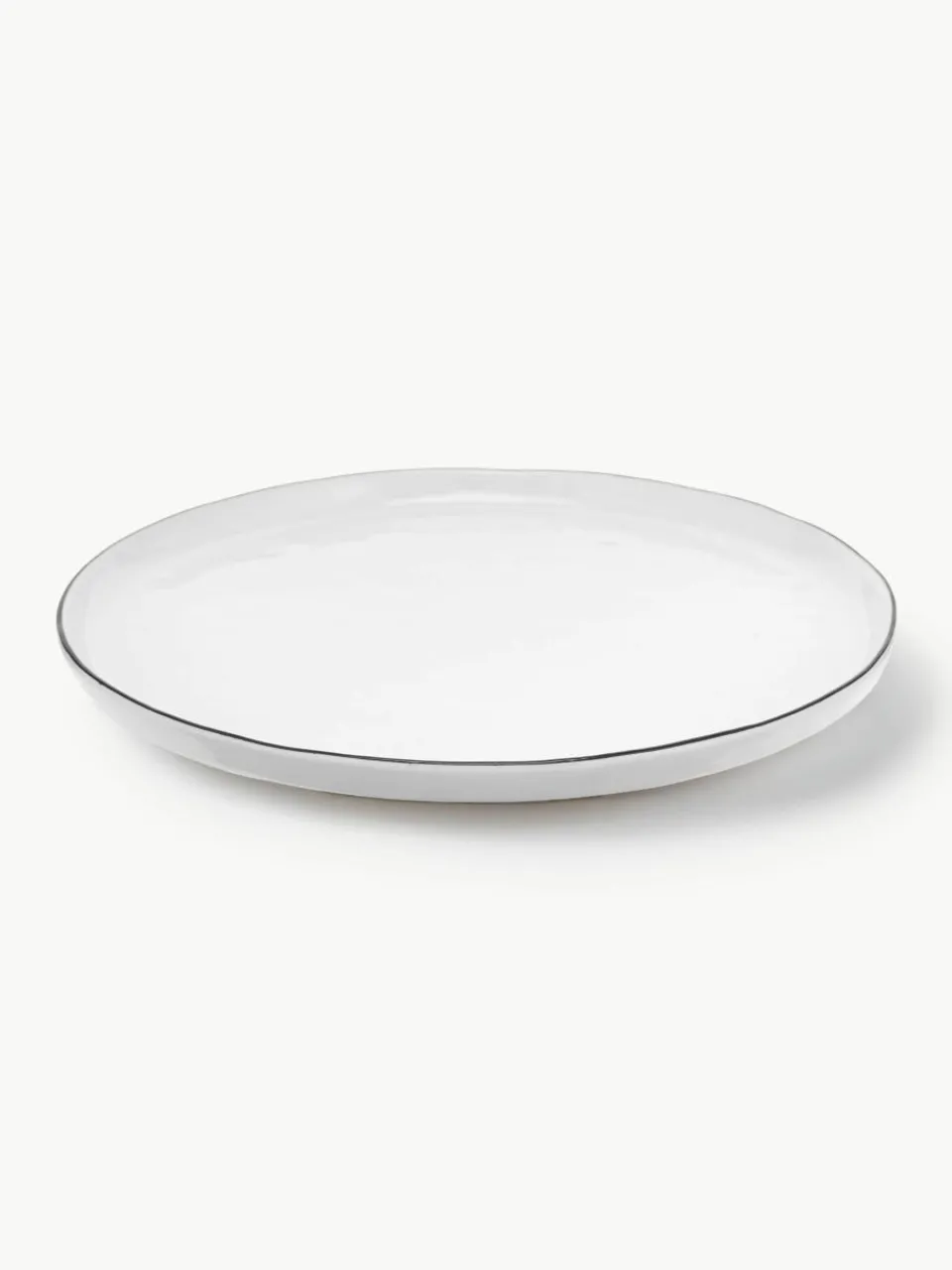 Handgemaakte ontbijtborden Salt van porselein, 4 stuks^Broste Copenhagen Fashion