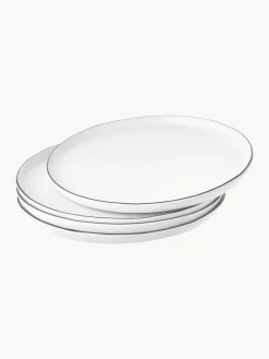 Handgemaakte ontbijtborden Salt van porselein, 4 stuks^Broste Copenhagen Fashion