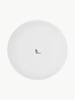 Handgemaakte ontbijtborden Salt van porselein, 4 stuks^Broste Copenhagen Fashion