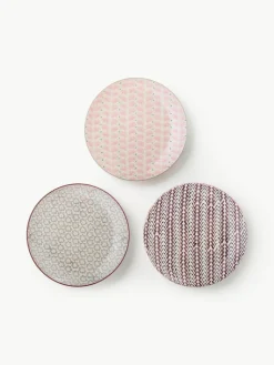 Handgemaakte ontbijtborden Maya met speels patroon, set van 3^Bloomingville Sale