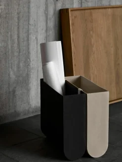 Handgemaakte opbergdoos Curved, B 12 cm^Kristina Dam Outlet