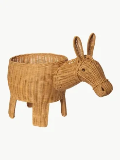 Handgemaakte opbergmand Donkey van rotan^ferm LIVING Kids New