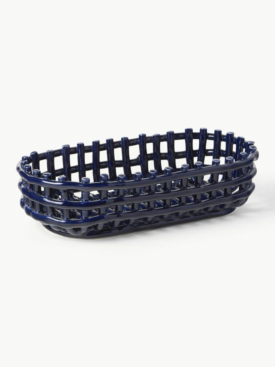 Handgemaakte opbergmand Nalan van keramiek^ferm LIVING Outlet