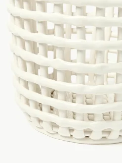 Handgemaakte opbergmand Nalan van keramiek, H 32 cm^ferm LIVING New