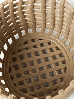 Handgemaakte opbergmand Nalan van keramiek, H 21 cm^ferm LIVING Discount