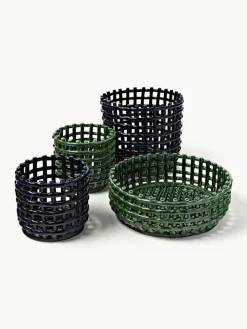 Handgemaakte opbergmand Nalan van keramiek, H 21 cm^ferm LIVING Discount